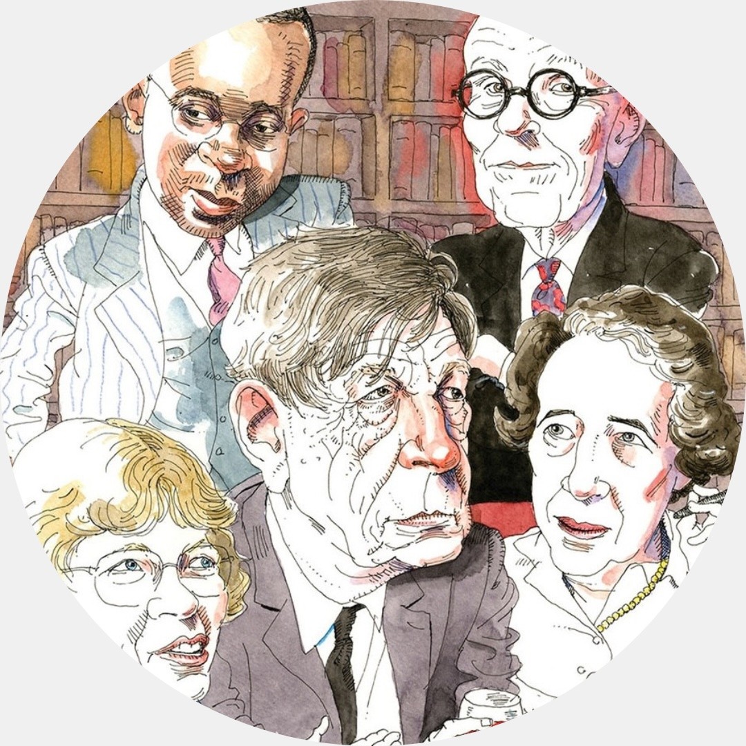 An illustration of participants in the University Seminars.